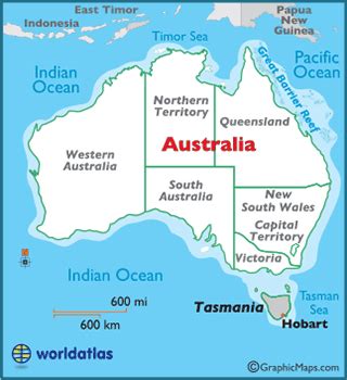 tasmania mapa mapa
