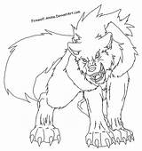 Wolf Anime Coloring Pages Howling Wolves Lineart Pack Wings Fighting Firewolf Moon Drawing Color Drawings Girl Deviantart Animal Getcolorings Printable sketch template