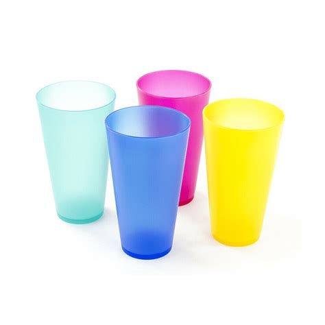 colorful reusable plastic cups tumbler cute plastic drinkware  pack walmartcom