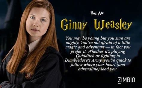 Which Female Harry Potter Character Are You Harry Potter Female