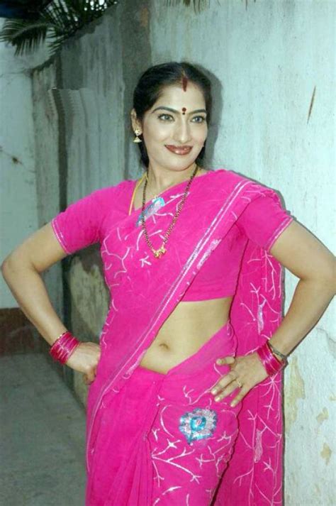 celebrity magazine pravallika telugu movies hot sizzling dancer pink saree cleavage showing