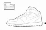 Nike Force Sneaker Albanysinsanity Colorear Jordans Vapormax Kleurplaat Welovesneaker 2126 Coloringhome Zapatillas sketch template