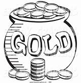 Gold Pot Coloring Pages Getcolorings Print sketch template