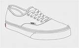 Vans Coloring Pages Shoes Template Zapatillas Converse Shoe La Las sketch template