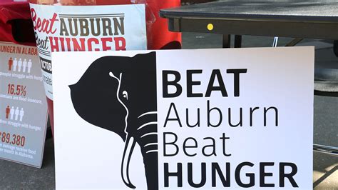 Yearly Food And Fund Raising Effort Beat Auburn Beat Hunger Starts