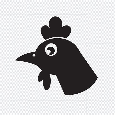 chicken icon symbol sign  vector art  vecteezy