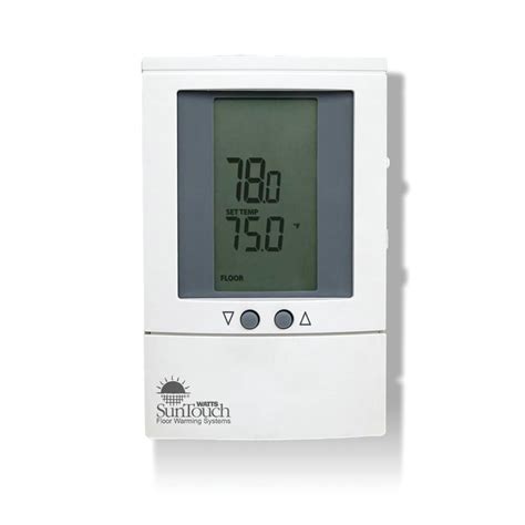 shop watts suntouch dual voltage programmable thermostat  lowescom