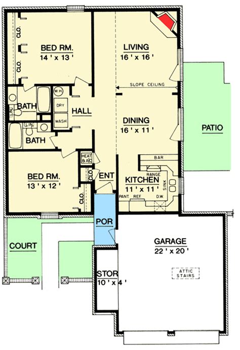 plan br  bed home great   lot  plots small floor plans glass doors patio