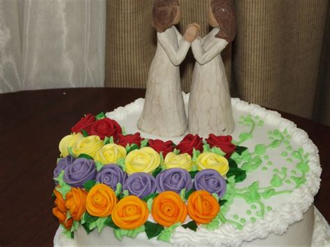 Our Lesbian Wedding Cake Lesbian Wedding Our Wedding Wedding Cakes