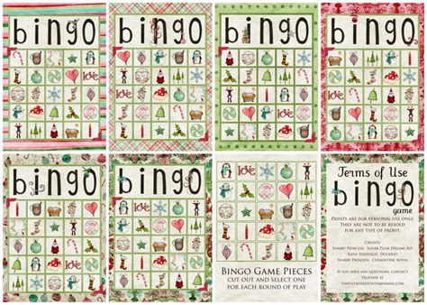 printable christmas bingo game allcrafts  crafts update