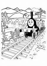 Thomas Coloring Pages Friends Emily Train Printable Print sketch template