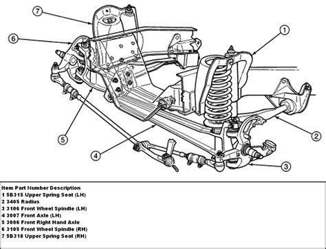 ford ranger front suspension
