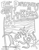 Coloring Memorial Pages Veterans Thank Military Service Freedom Activities Printable Sheets Dollar Bill Happy Preschoolers Doodle Cards Alley Color Honor sketch template