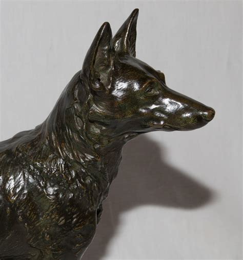 Bronze Berger Belge Signé R Marquet 1875 1939 Xxe