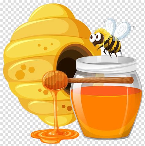 honey jar cartoon drawing