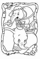 Dombo Disneykleurplaten Dumbo sketch template