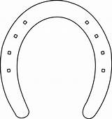 Shoe Horse Clipart Template Clip Choose Board Resource Use Horseshoe Outline Stencil sketch template