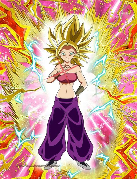 Caulifla Super Saiyajin Anime Dragon Ball Super Dragon Ball Artwork