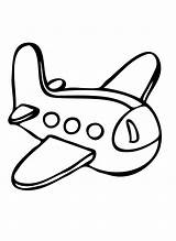 Avion Juguete sketch template