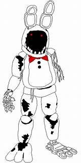 Fnaf Withered Freddy Pintar Colorare Pixilart Sheets sketch template
