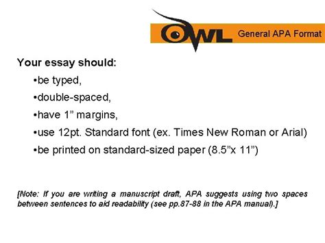 papers double spaced  formatting  style guide adaptions