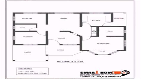 bedroom house plans kerala style architect