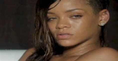 pics rihanna flashes boobs in new video daily star