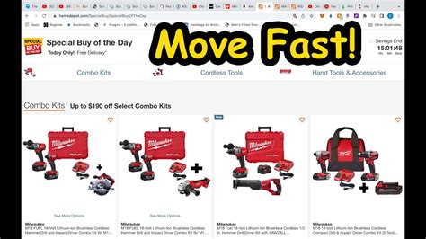 Milwaukee Tool Deals Special Buy At Home Depot Youtube
