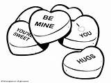 Coloring Pages Printable Valentine Hearts Clipart Heart Conversation Cartoons Clip Kids Tons Visit Fun Site Their sketch template