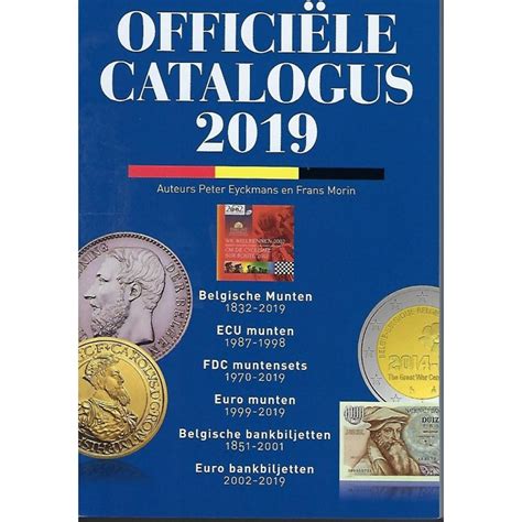 bolcom officiele catalogus der belgische munten en bankbiljetten   morin uitgave