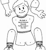 Coloring Body Human Pages Kids Getcolorings Printable sketch template