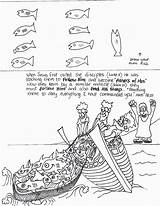 Peter Cana Aunties Forgives Visvangst Wonderbare Auntiesbiblelessons Fish sketch template
