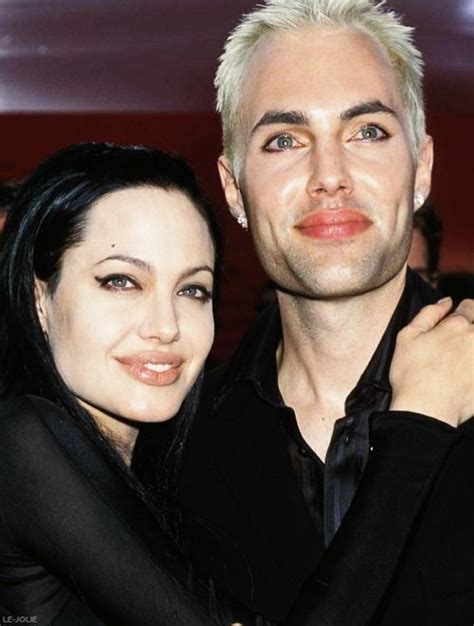 Angelina Jolie N Her Brother In This Moment Angelina