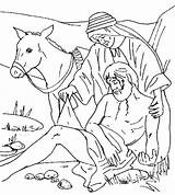 Samaritan Good Coloring Pages Helped Traveller Drawing Being Comments Getdrawings Netart sketch template