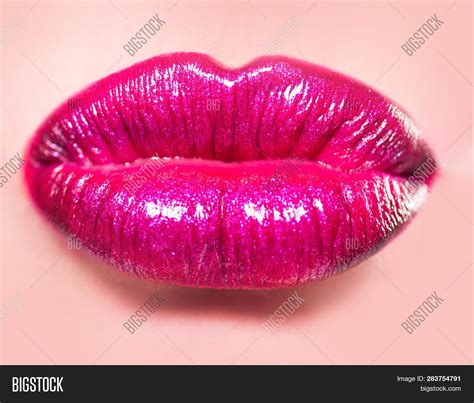 sexy pink lips hot image and photo free trial bigstock