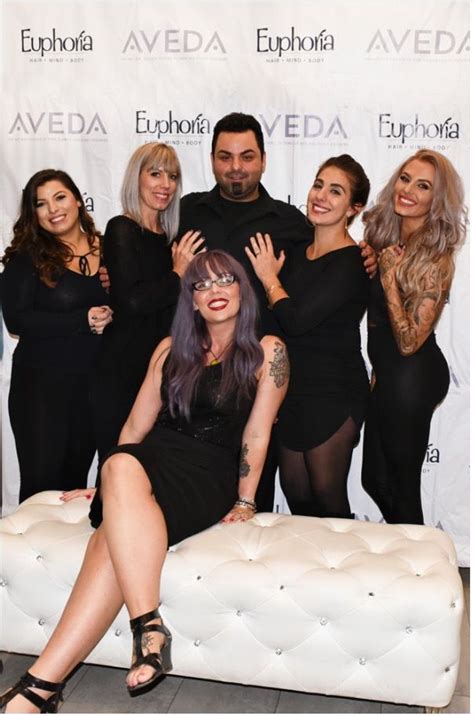 pin  euphoria salon spa aveda   team  euphoria salon