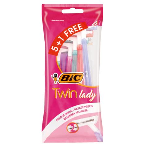 Twin Lady Sensitive Disposable Razor 5 Pack