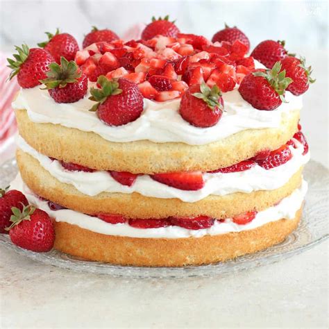 strawberry shortcake cake recipe cart