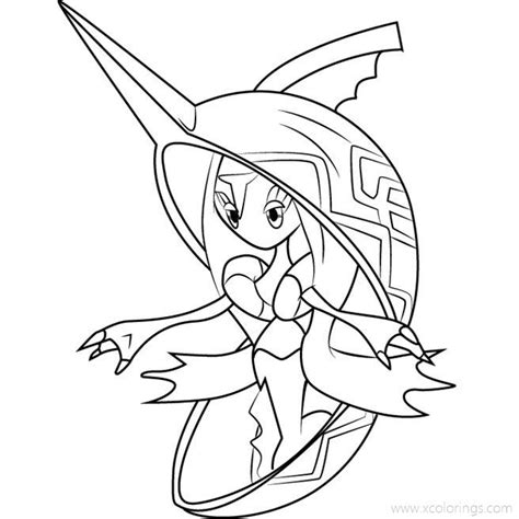 tapu fini pokemon coloring pages xcoloringscom