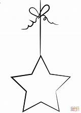 Coloring Star Ornament Pages Printable Drawing sketch template