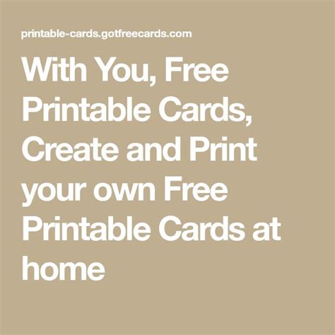 printable cards gotfreecards  printable templates
