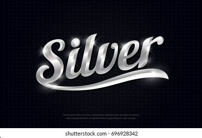 silver text stock illustrations images vectors shutterstock