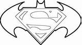 Superman Coloring Logo Pages Getcolorings Printable sketch template