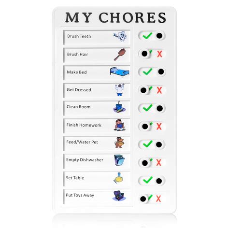 Buy Chore Chart For Adults Planning Boards Portable To Do List Rv Memo