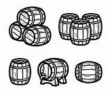 Vector Barrels Vectors sketch template