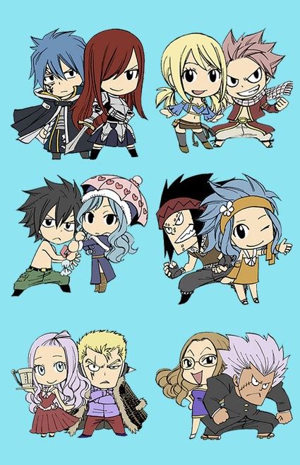 chibi ships fairy tail know your meme