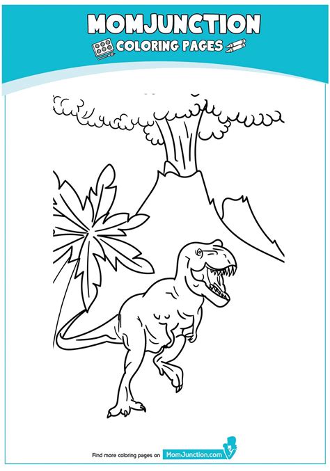 volcano  dinosaur  dinosaur coloring pages coloring pages