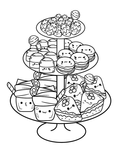 kawaii printable coloring pages