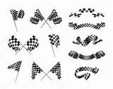 Checkered Flag Coloring Vector Template Getdrawings sketch template