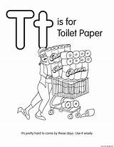 Toilet sketch template